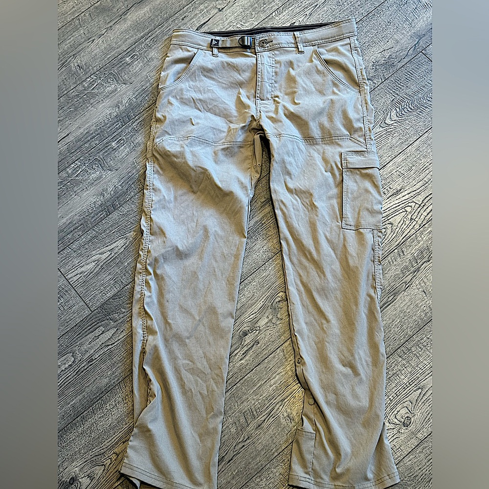 Khaki prana pants